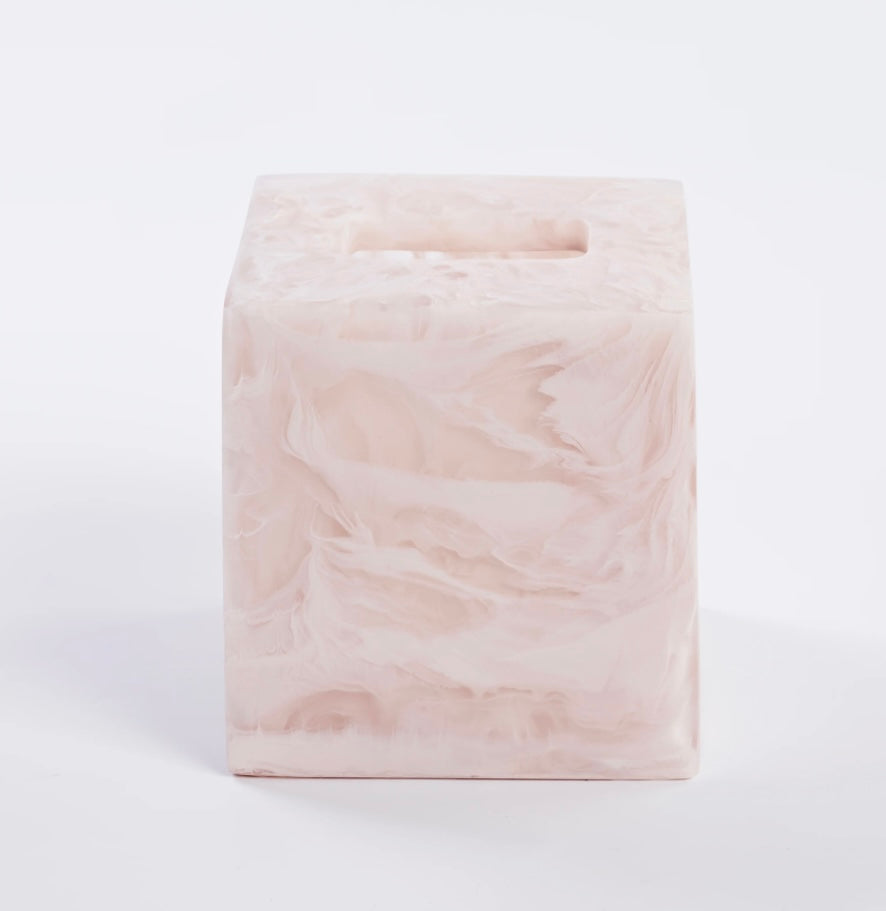 Resin Bathroom Square Tissue Box