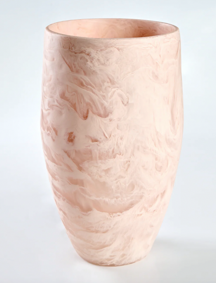 Classic Large Resin Vase- Multiple colors