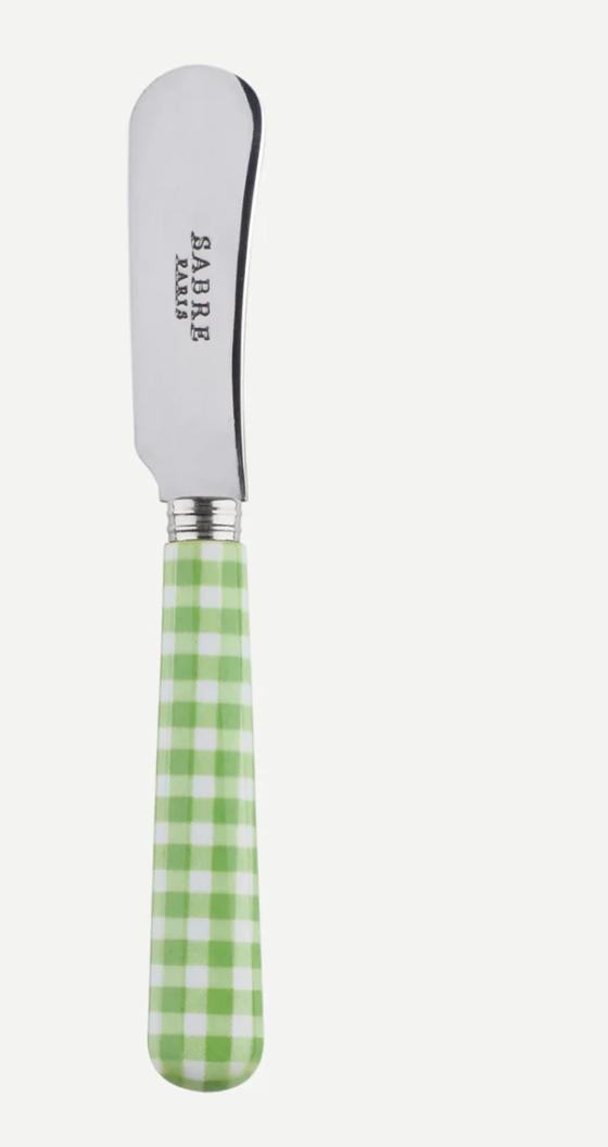 Sabre Gingham pattern spreaders