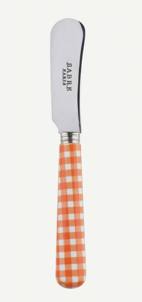 Sabre Gingham pattern spreaders