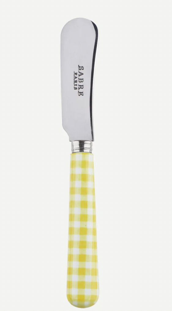 Sabre Gingham pattern spreaders