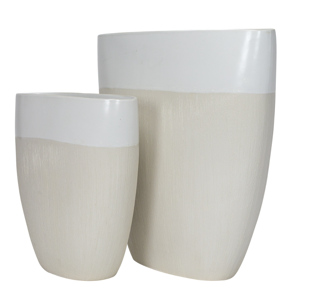 Contery Wide Vases - set/2