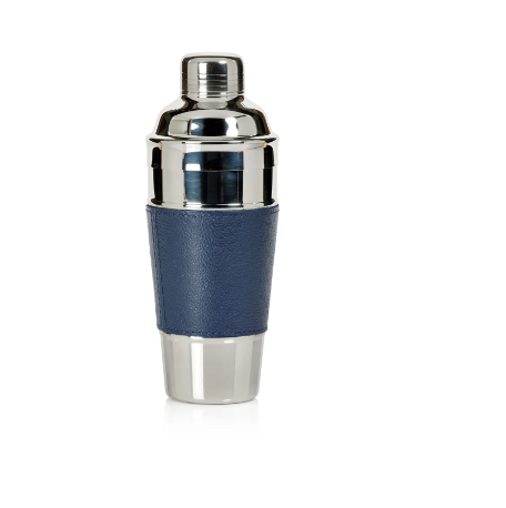 Laguna Navy leather and Nickel Shaker