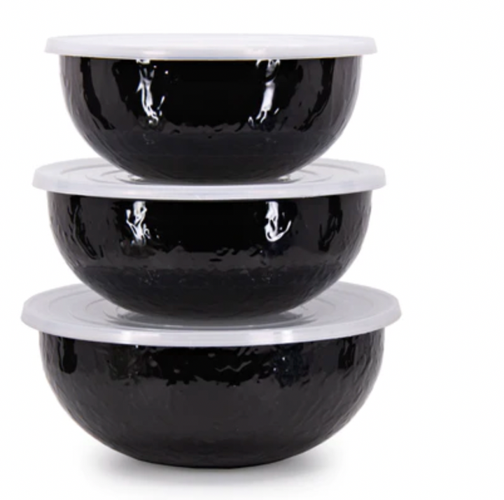 GR Mixing bowls - s/3 w/ lids- many colors