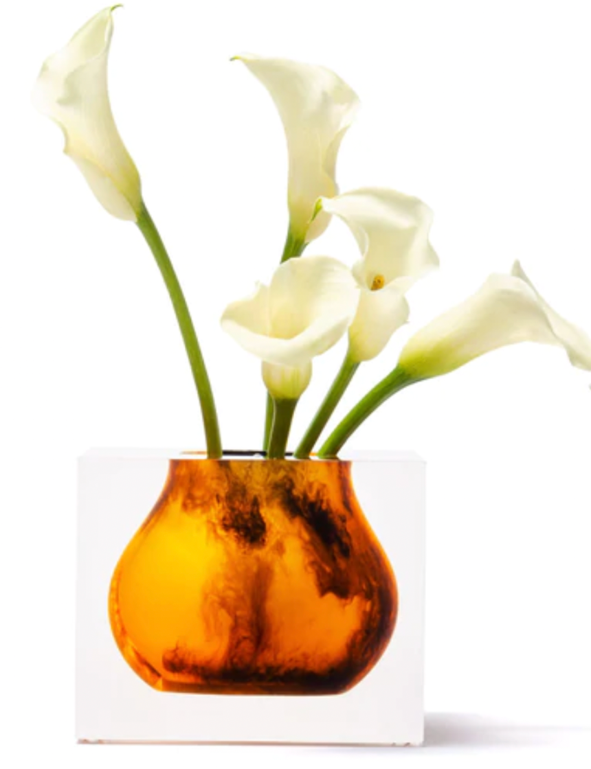 Mosco Acrylic  Vase- multiple colors