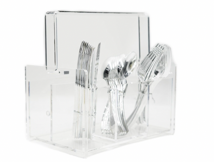 Acrylic Silverware Caddy- many colors available