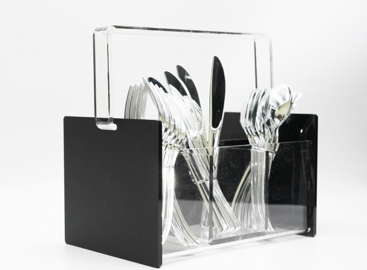 Acrylic Silverware Caddy- many colors available