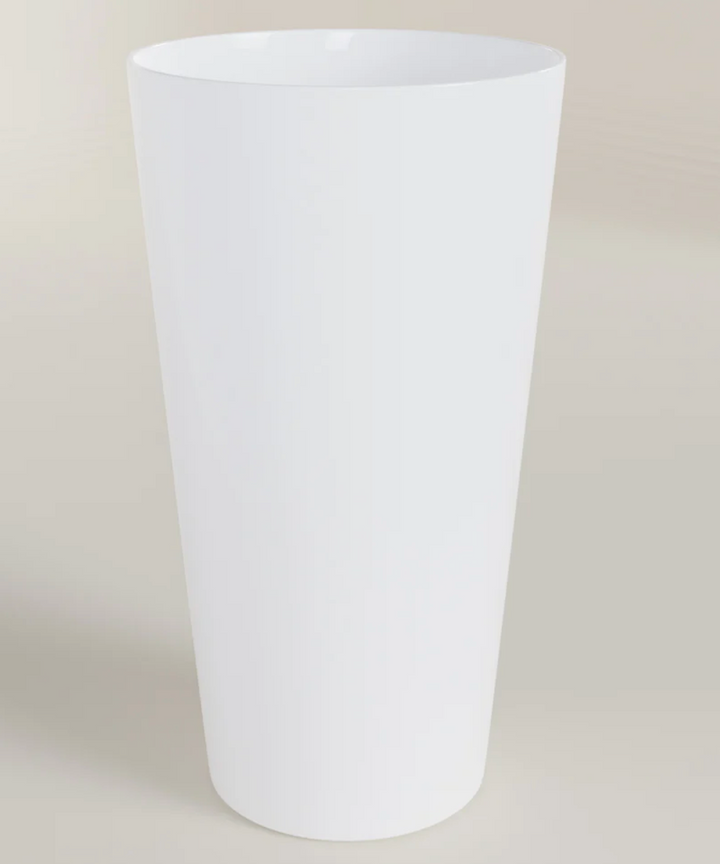 Shaker Pint White Acrylic Tumbler 16oz.