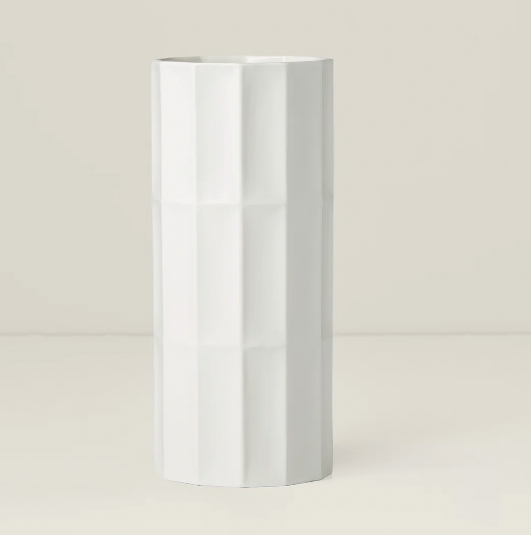 Facets Cylinder Vase