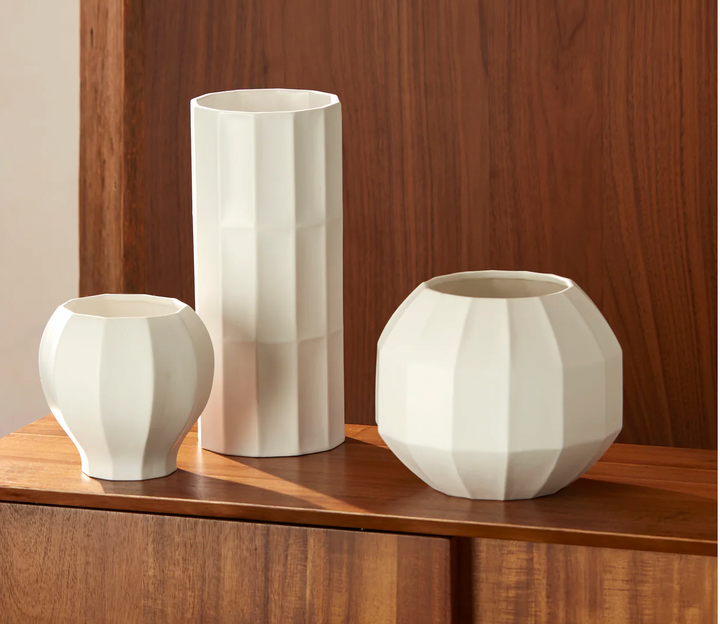 Facets Curvy Vase