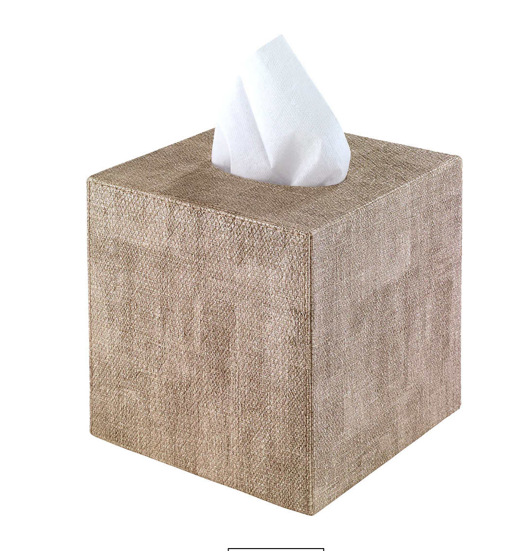 Luster Tissue Box - Multiple Colors