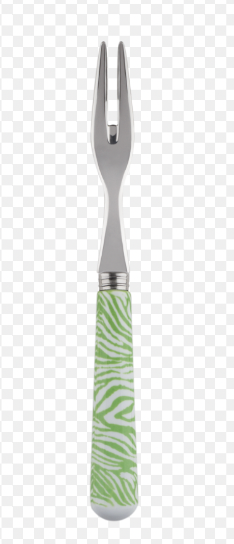 Sabre Zebra Pattern Cocktail Forks