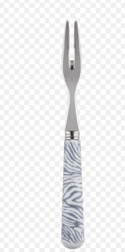 Sabre Zebra Pattern Cocktail Forks