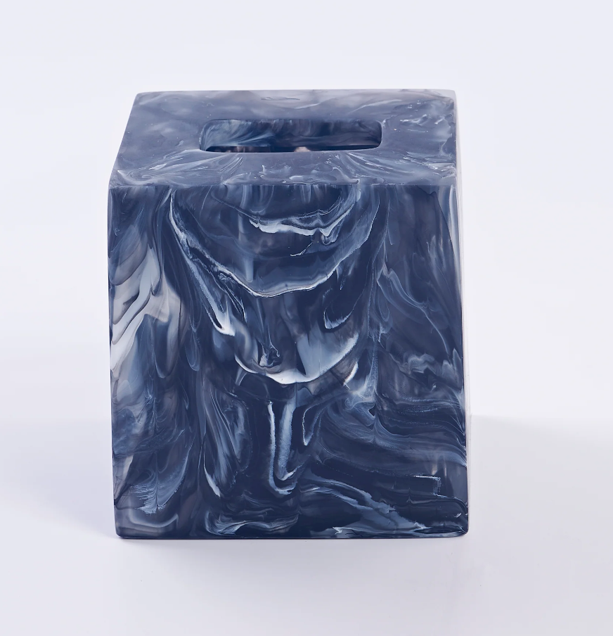 Resin Bathroom Square Tissue Box