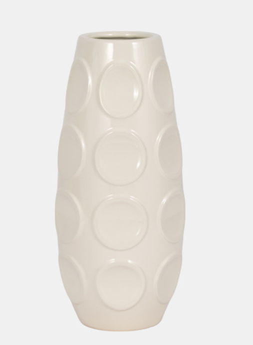 CIrcle Embossed Vase