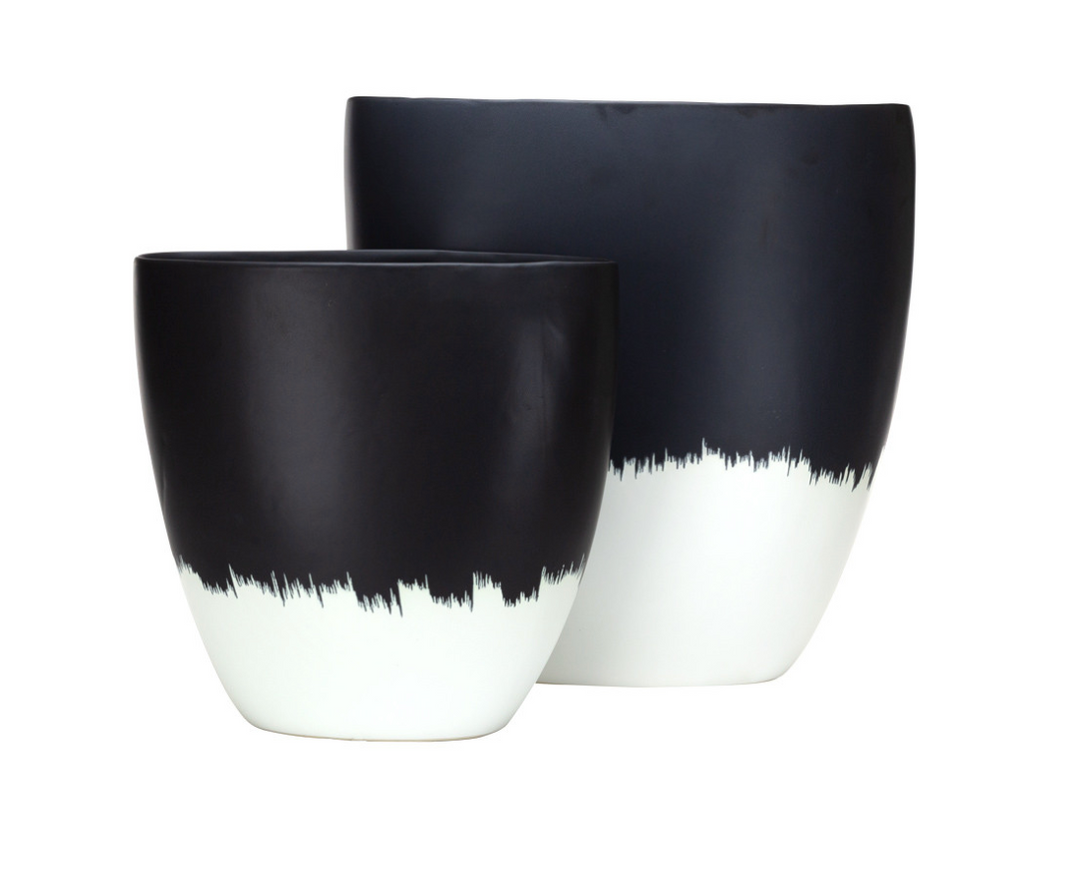 Skyline Wide Vases -S/2