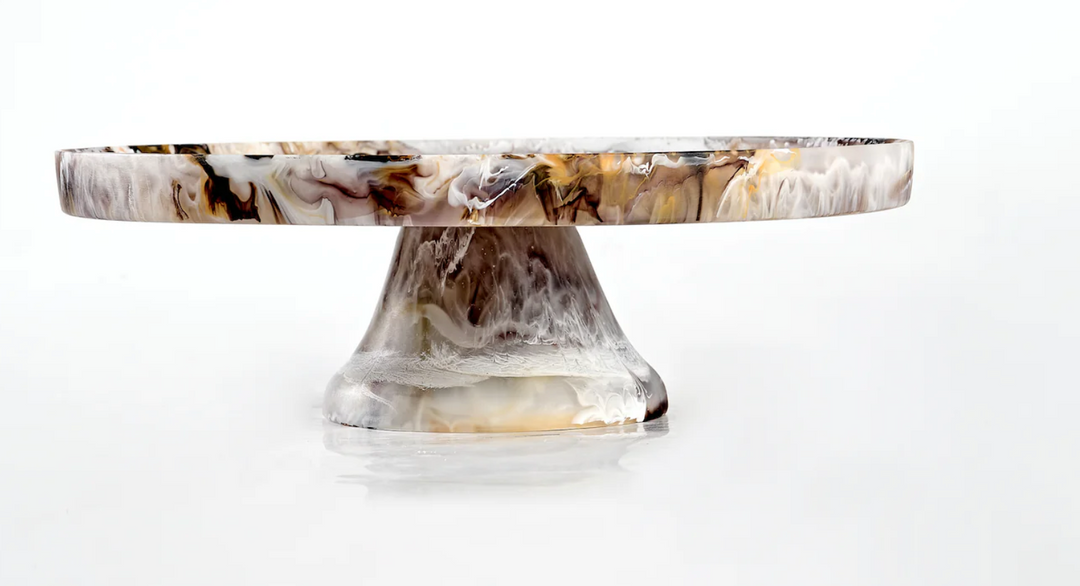 Resin Footed Cake Plate