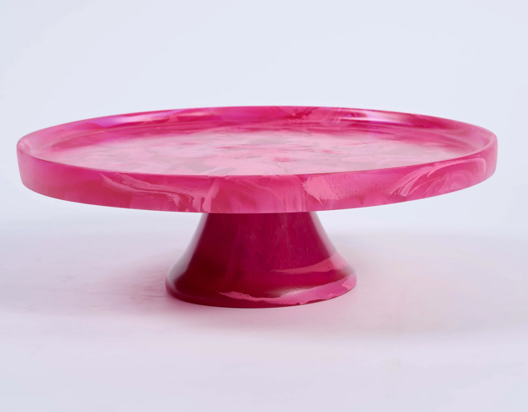 Resin Footed Cake Plate