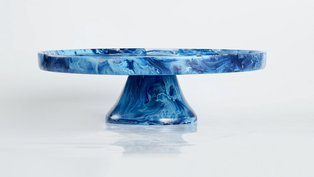 Resin Footed Cake Plate