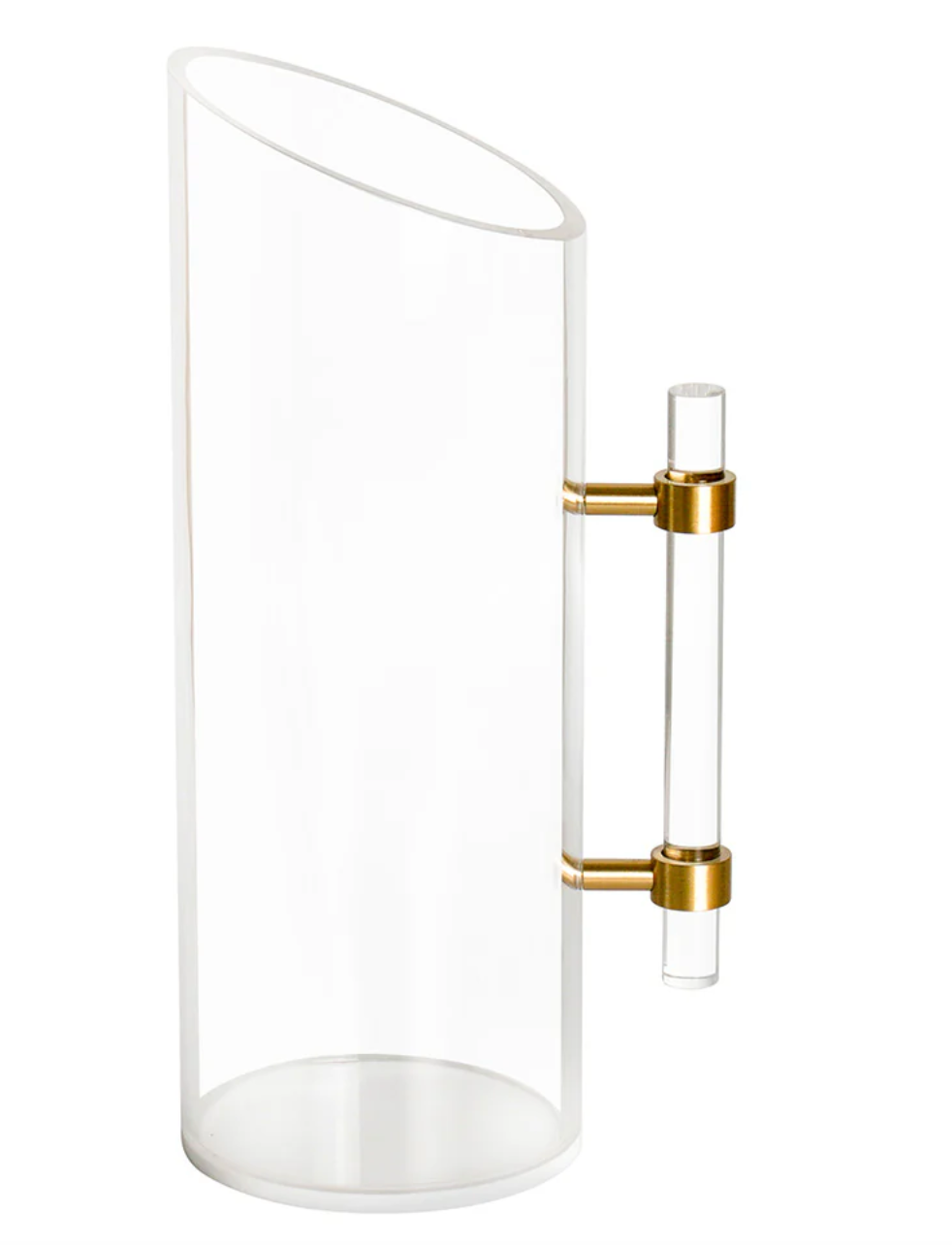 Acrylic Pitcher w Gold Accent