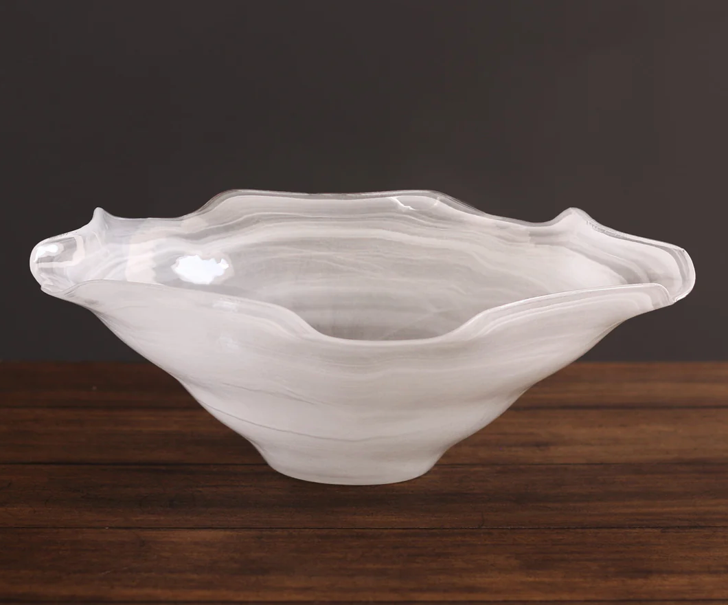 Alabaster Wave Bowl