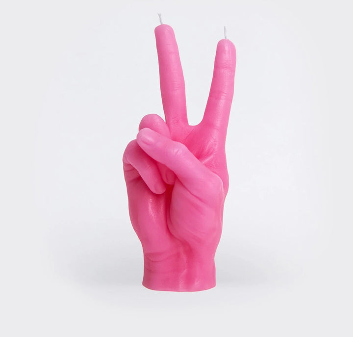 Candle Hand Peace Sign