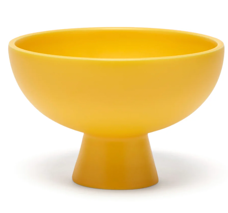 Small Vibrant Orange Earthenware Bowl