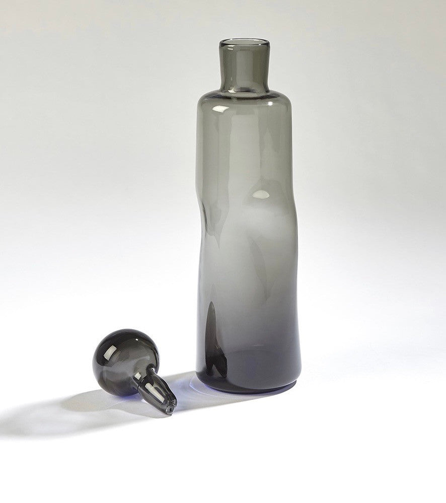 Pinched Gray Decanters s/2