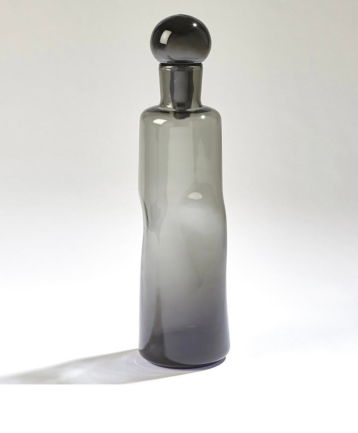 Pinched Gray Decanters s/2