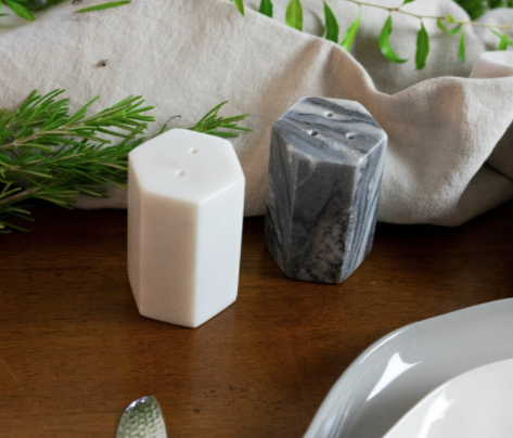 Marble Salt and Pepper