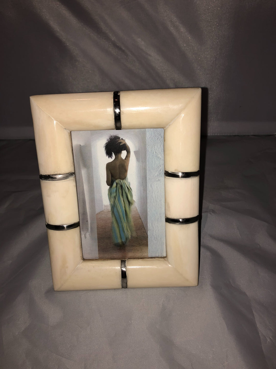 Bone picture frame