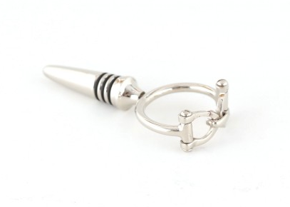 Silver buckle bottle stopper