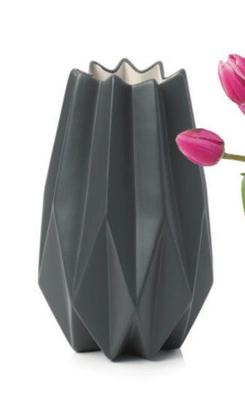 Gray Oslo vase
