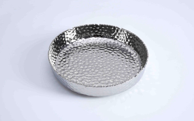 Hammered Extra Large Shallow Bowl