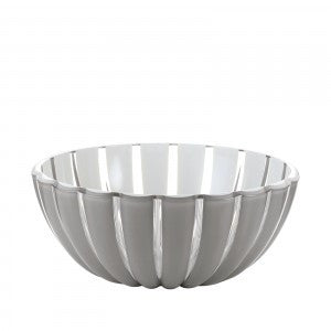 Large acrylic striped bowl