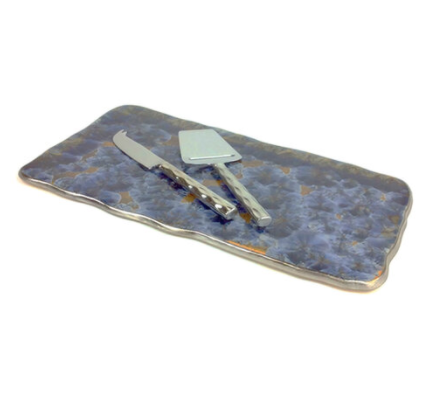 Borealis Frost Blue Medium Tray