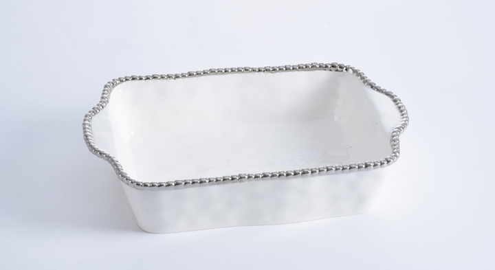 Rectangle Baker with silver