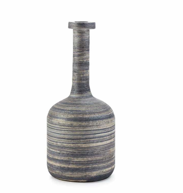 Pharmacy Vessel Tall Blue Grey